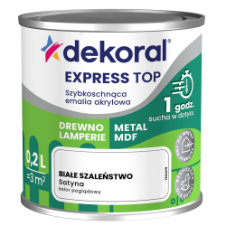 Akrylux plus emal. do dzieła białe szal 0,2 L